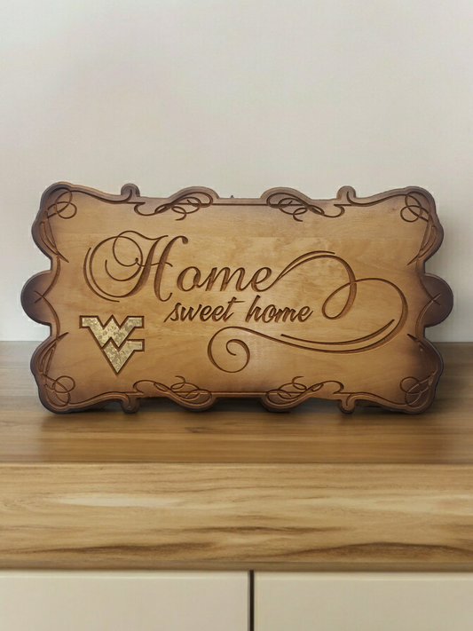 WVU Home Sweet Home Sign